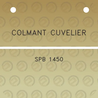 colmant-cuvelier-spb-1450