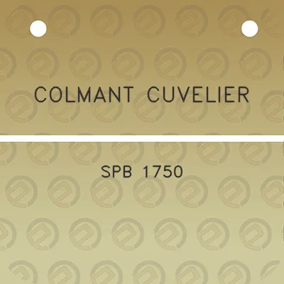 colmant-cuvelier-spb-1750