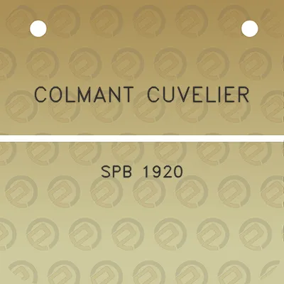 colmant-cuvelier-spb-1920