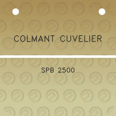 colmant-cuvelier-spb-2500