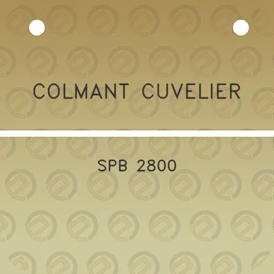 colmant-cuvelier-spb-2800