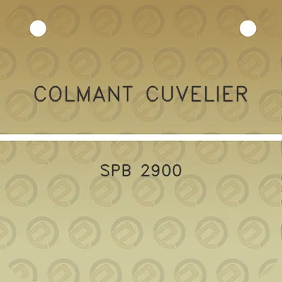 colmant-cuvelier-spb-2900