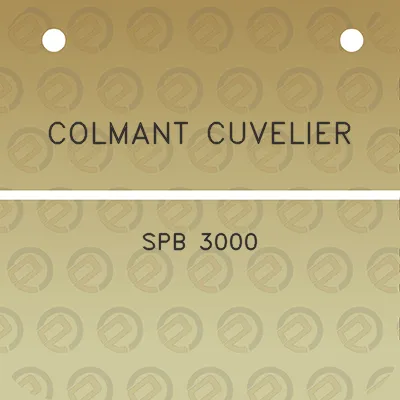 colmant-cuvelier-spb-3000