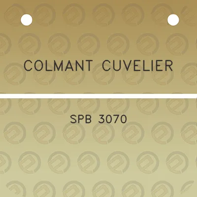 colmant-cuvelier-spb-3070