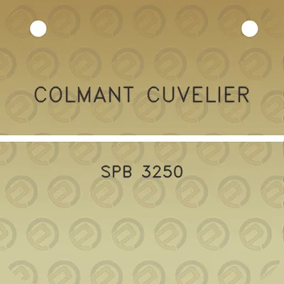 colmant-cuvelier-spb-3250