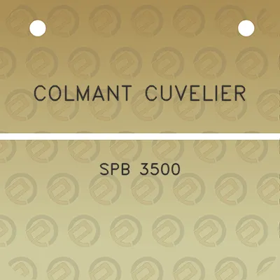 colmant-cuvelier-spb-3500