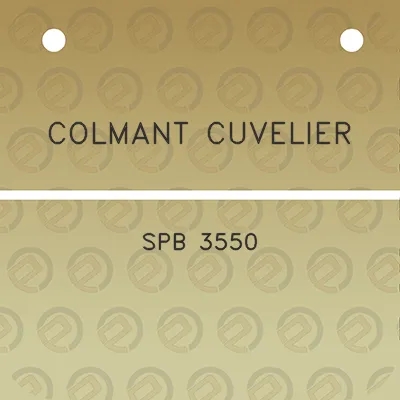 colmant-cuvelier-spb-3550