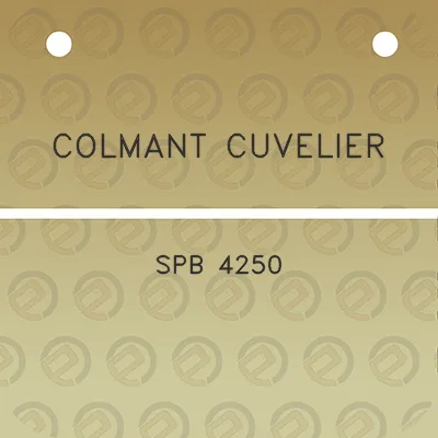 colmant-cuvelier-spb-4250