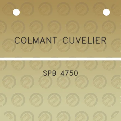 colmant-cuvelier-spb-4750