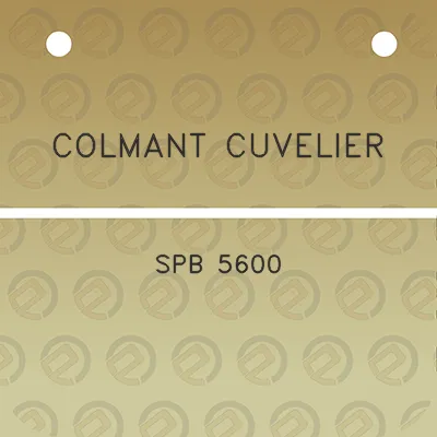 colmant-cuvelier-spb-5600