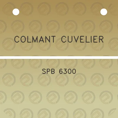 colmant-cuvelier-spb-6300