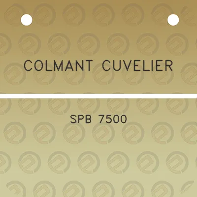 colmant-cuvelier-spb-7500