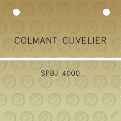 colmant-cuvelier-spbj-4000