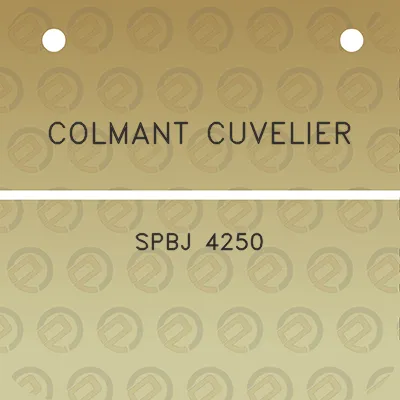 colmant-cuvelier-spbj-4250