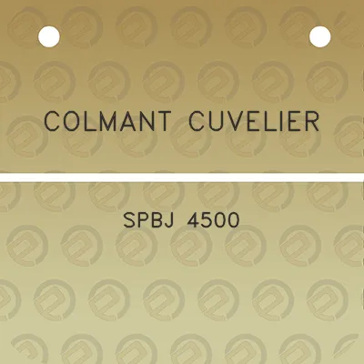 colmant-cuvelier-spbj-4500