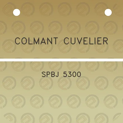 colmant-cuvelier-spbj-5300