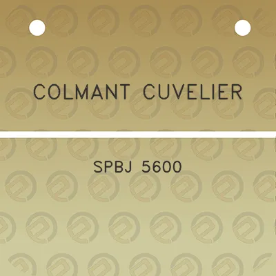 colmant-cuvelier-spbj-5600