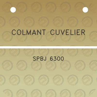 colmant-cuvelier-spbj-6300