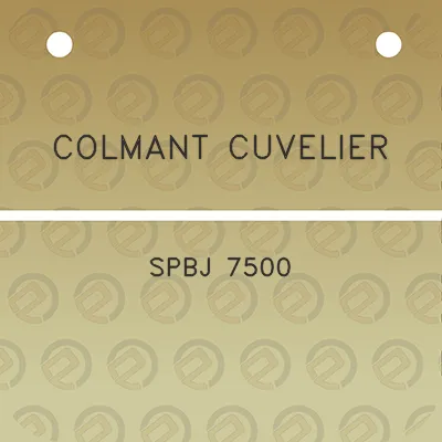 colmant-cuvelier-spbj-7500