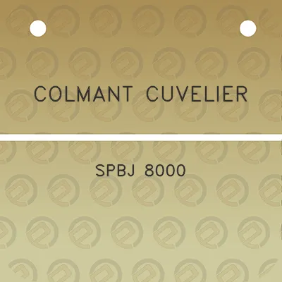 colmant-cuvelier-spbj-8000