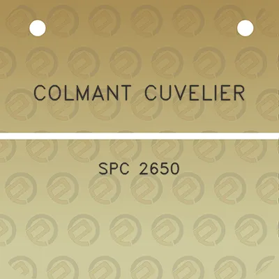 colmant-cuvelier-spc-2650