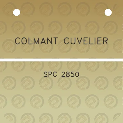 colmant-cuvelier-spc-2850