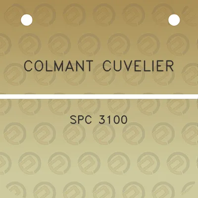 colmant-cuvelier-spc-3100