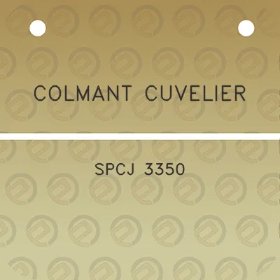 colmant-cuvelier-spcj-3350