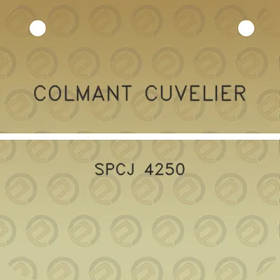 colmant-cuvelier-spcj-4250