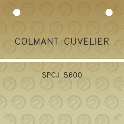 colmant-cuvelier-spcj-5600