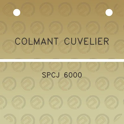 colmant-cuvelier-spcj-6000