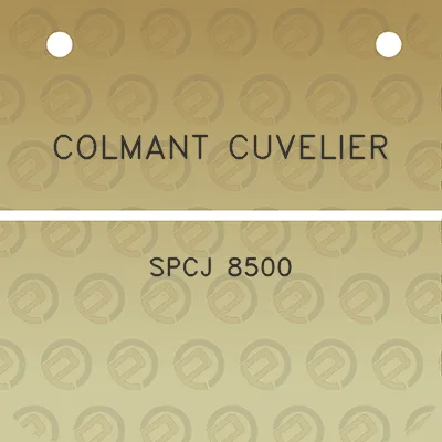 colmant-cuvelier-spcj-8500