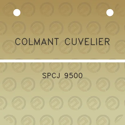 colmant-cuvelier-spcj-9500