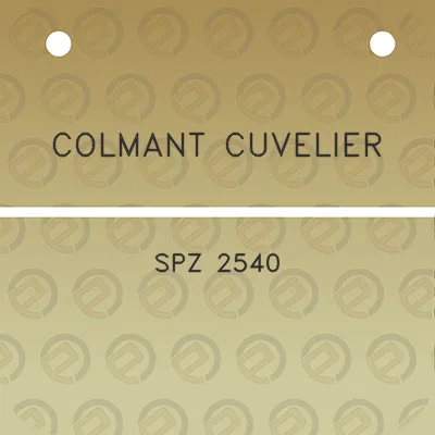 colmant-cuvelier-spz-2540