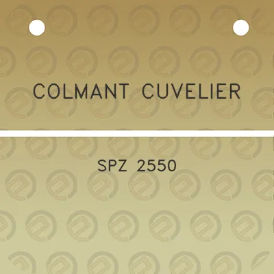 colmant-cuvelier-spz-2550