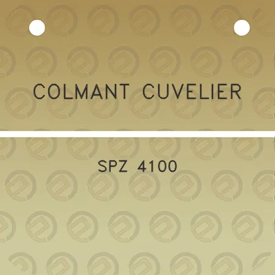 colmant-cuvelier-spz-4100