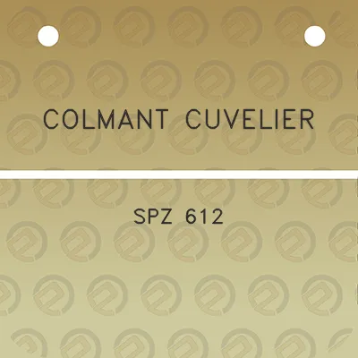 colmant-cuvelier-spz-612