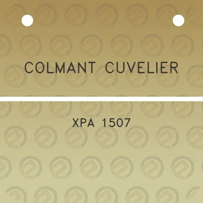 colmant-cuvelier-xpa-1507