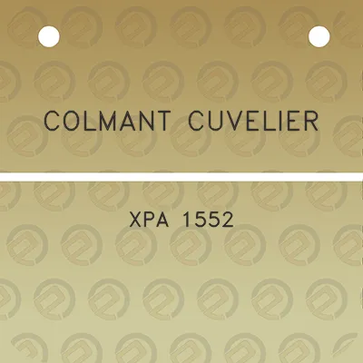 colmant-cuvelier-xpa-1552