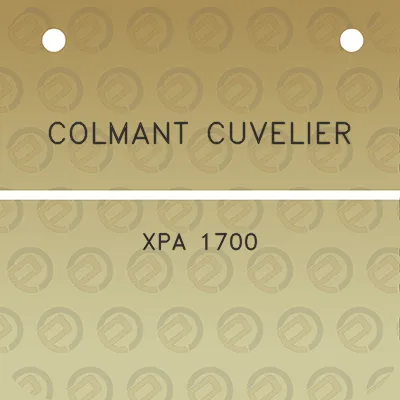 colmant-cuvelier-xpa-1700