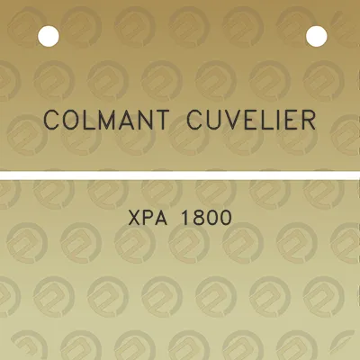 colmant-cuvelier-xpa-1800