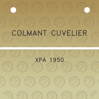 colmant-cuvelier-xpa-1950