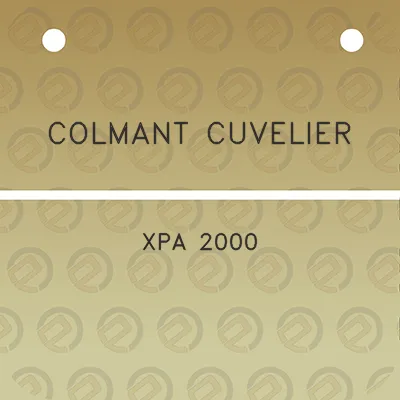 colmant-cuvelier-xpa-2000