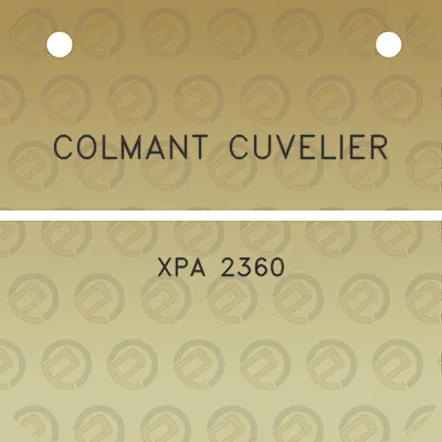 colmant-cuvelier-xpa-2360