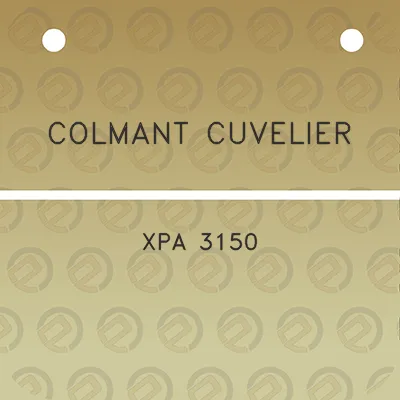 colmant-cuvelier-xpa-3150