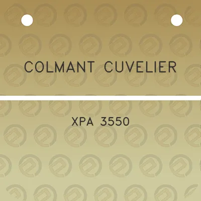 colmant-cuvelier-xpa-3550