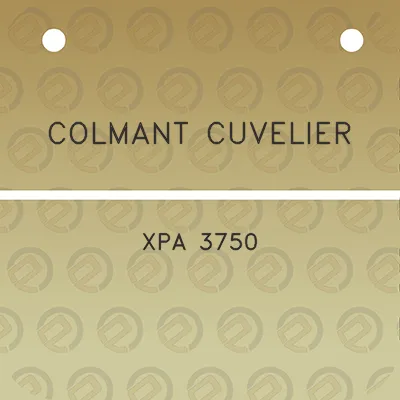 colmant-cuvelier-xpa-3750