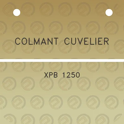 colmant-cuvelier-xpb-1250