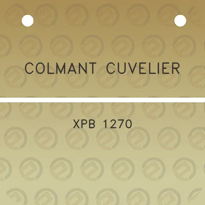 colmant-cuvelier-xpb-1270