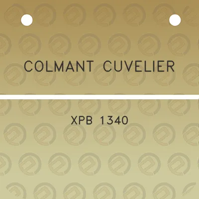 colmant-cuvelier-xpb-1340